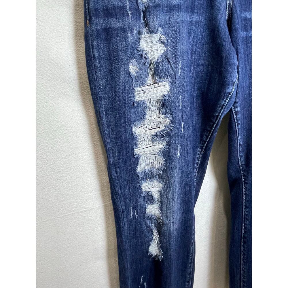 Torrid Premium Distressed Boyfriend Jeans Size 20 Medium Wash Plus Size Denim - Picture 4 of 11